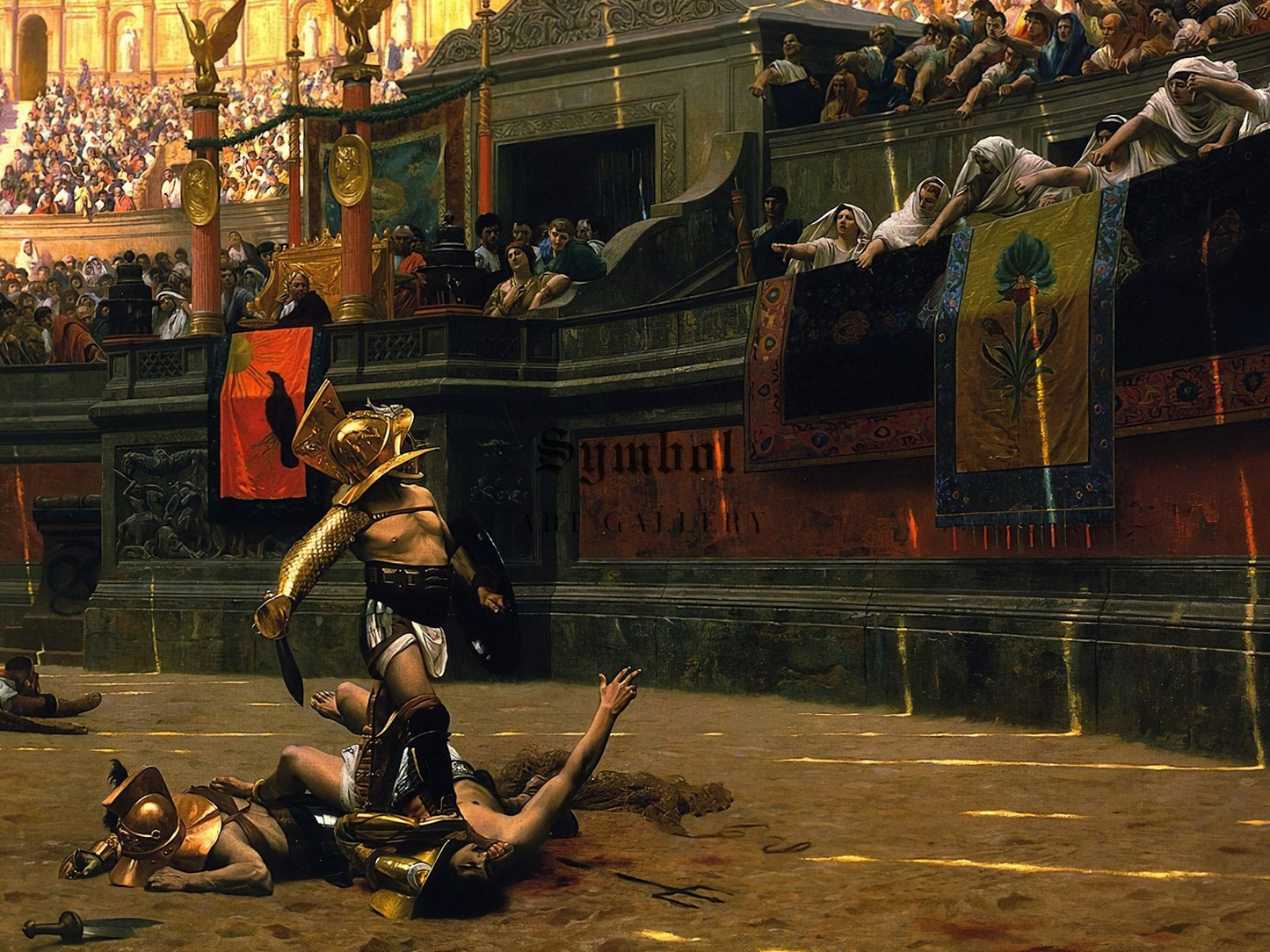 Pollice Verso by Jean-Léon Gérôme, 1872, Realism and Naturalism, fine art print