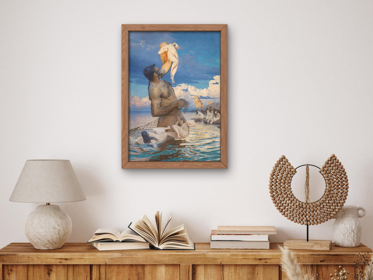 Polyphemus Fish Catch by Max Pietschmann, 1892, Romanticism and Classical Landscapes, fine art print