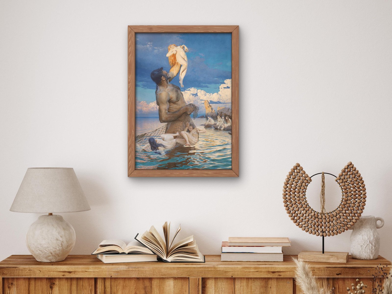Polyphemus Fish Catch by Max Pietschmann, 1892, Romanticism and Classical Landscapes, fine art print
