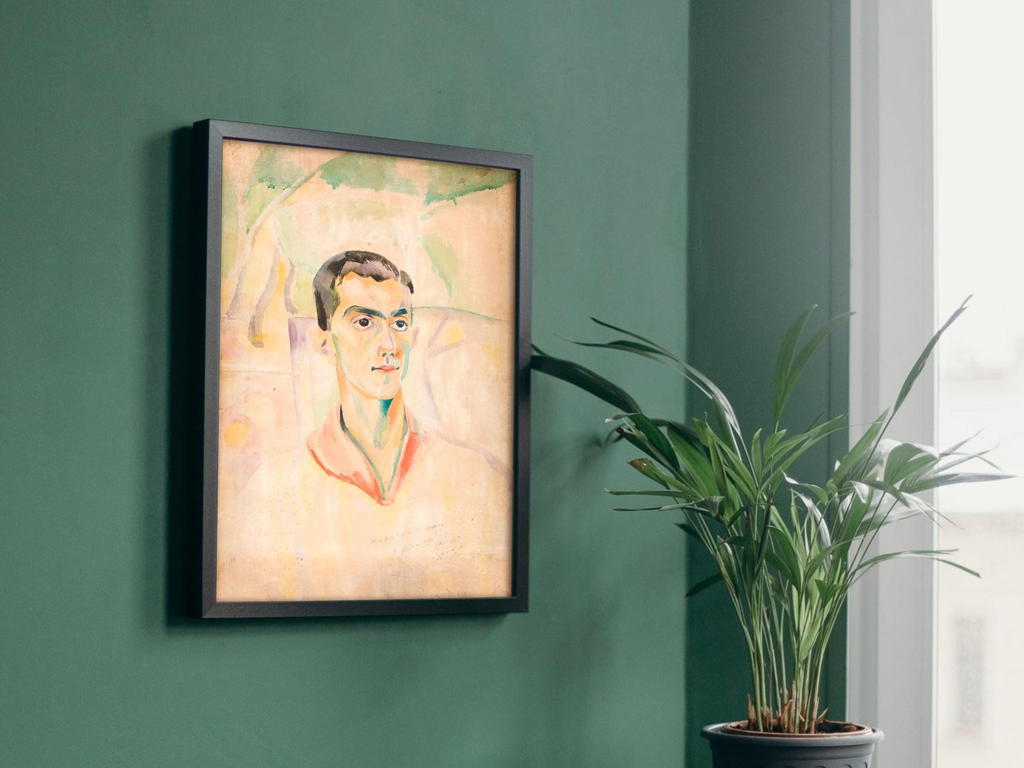 Portrait de Massine by Robert Delaunay, 1918, Cubism and Abstract Art, fine art print