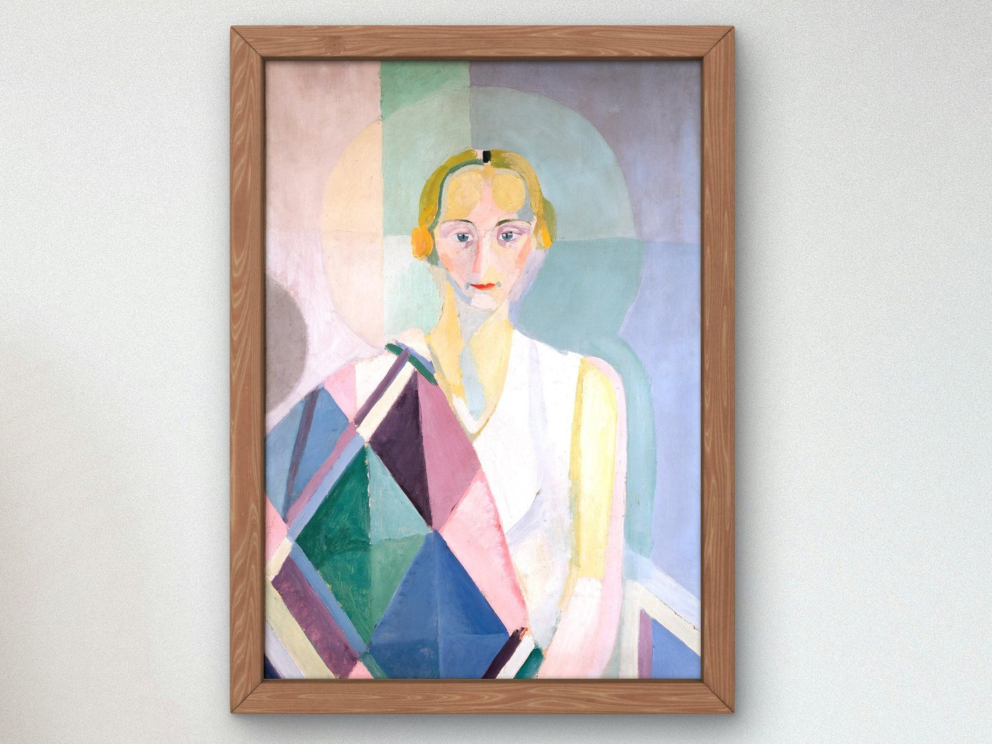 Portrait de Mme. Heim by Robert Delaunay, 1926, Art Deco and American Modernism, fine art print