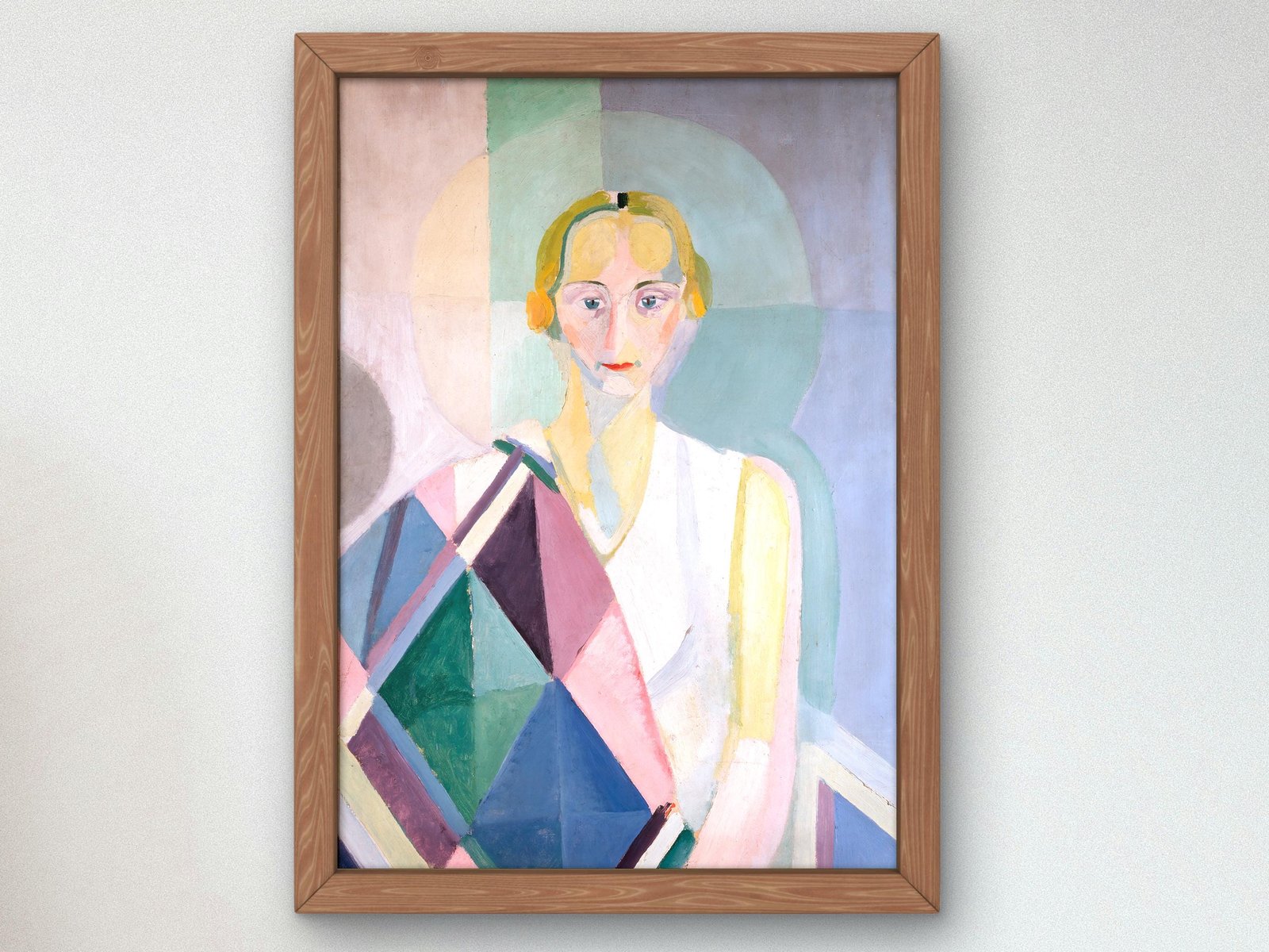 Portrait de Mme. Heim by Robert Delaunay, 1926, Art Deco and American Modernism, fine art print