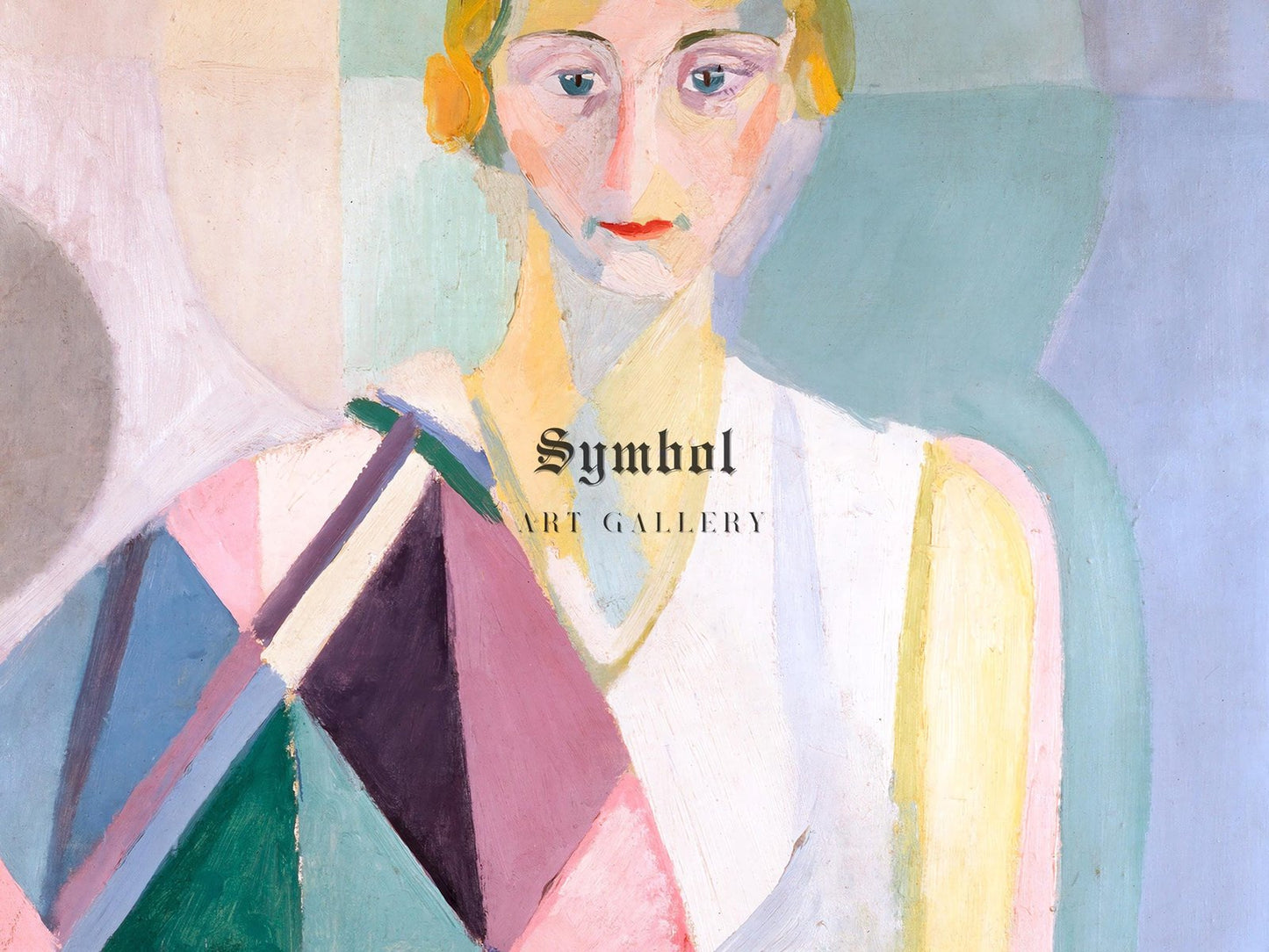 Portrait de Mme. Heim by Robert Delaunay, 1926, Art Deco and American Modernism, fine art print