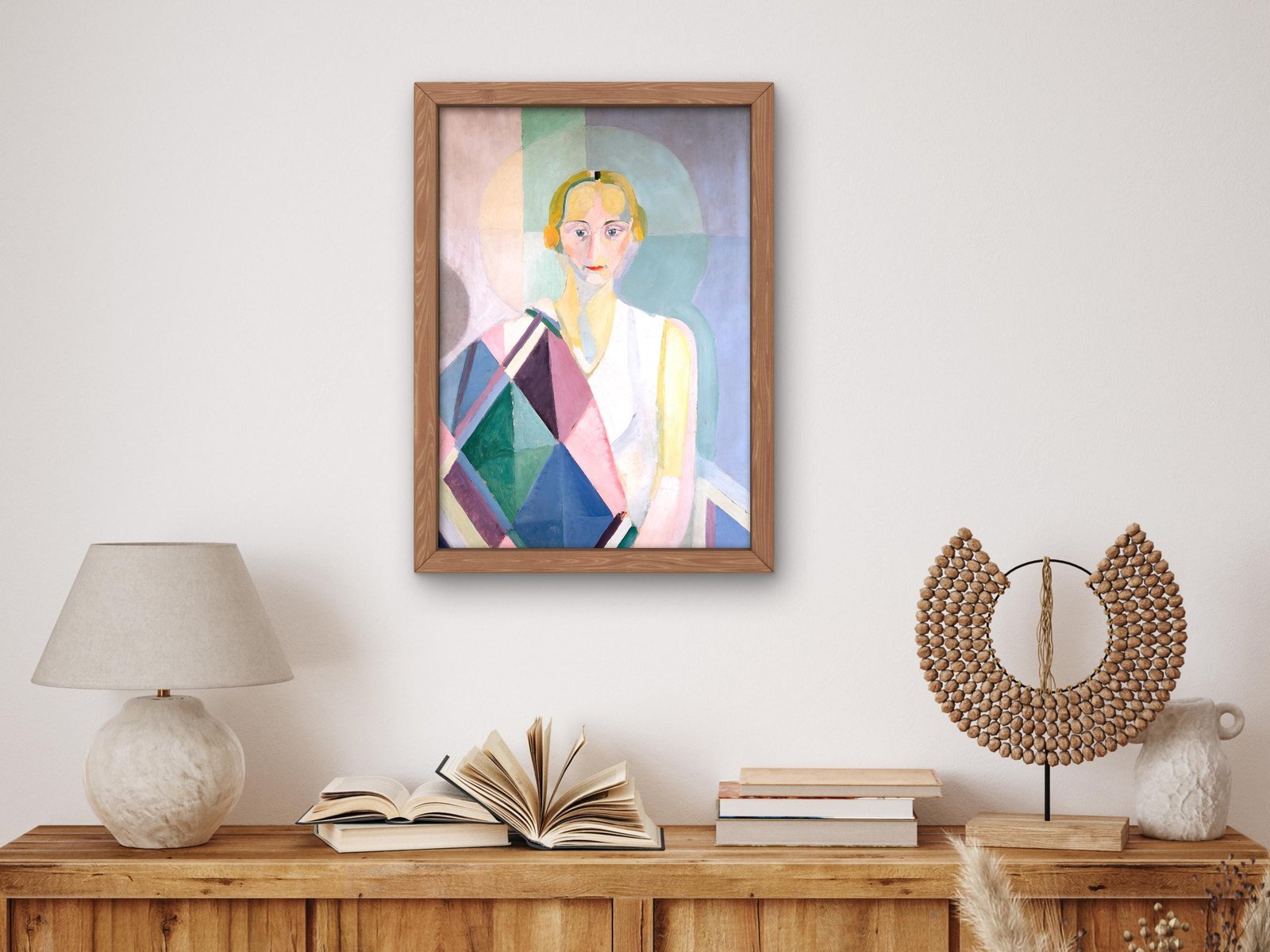 Portrait de Mme. Heim by Robert Delaunay, 1926, Art Deco and American Modernism, fine art print