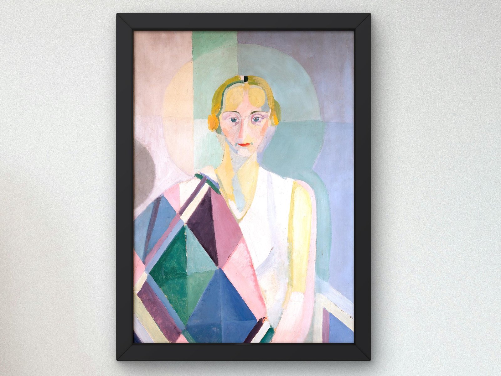 Portrait de Mme. Heim by Robert Delaunay, 1926, Art Deco and American Modernism, fine art print