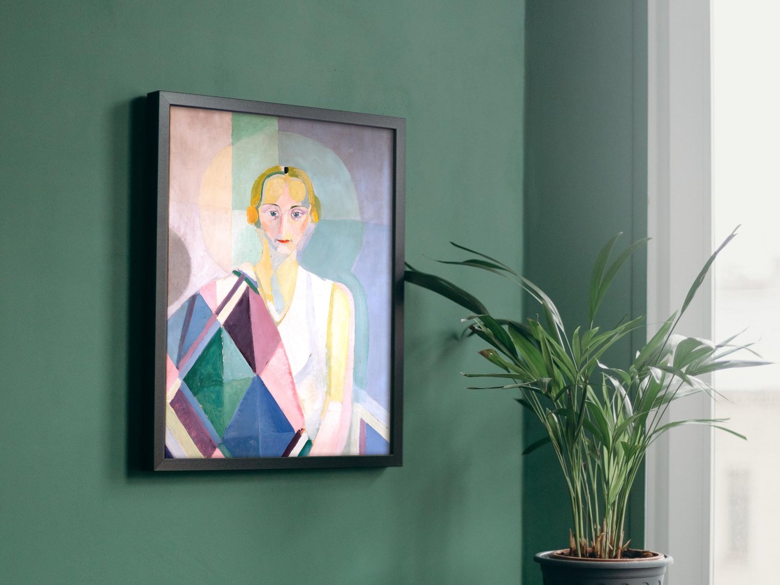 Portrait de Mme. Heim by Robert Delaunay, 1926, Art Deco and American Modernism, fine art print