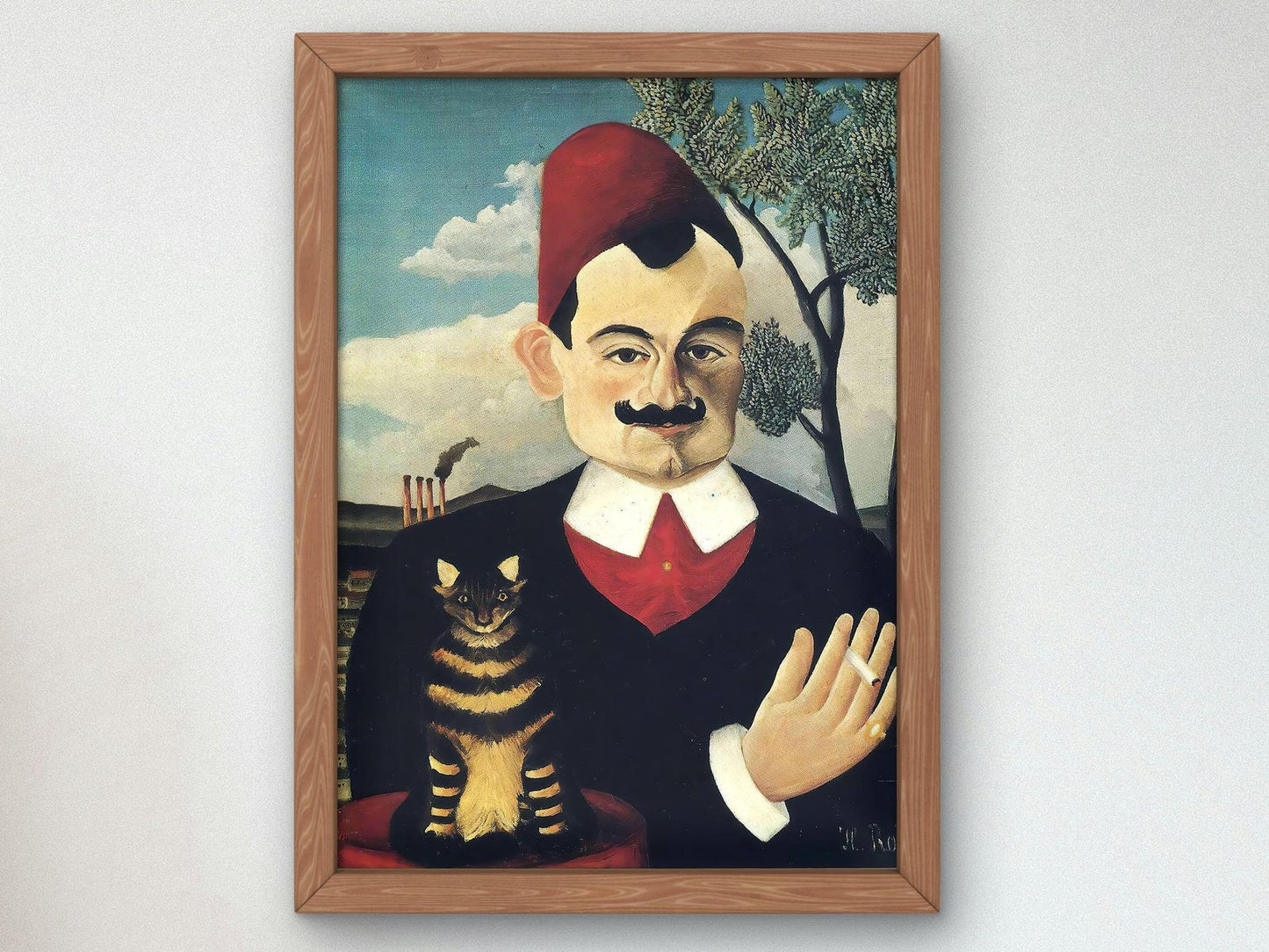 Portrait de monsieur X by Henri Rousseau, 1906, Post-Impressionism, fine art print