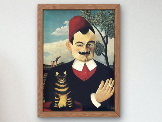 Portrait de monsieur X by Henri Rousseau, 1906, Post-Impressionism, fine art print