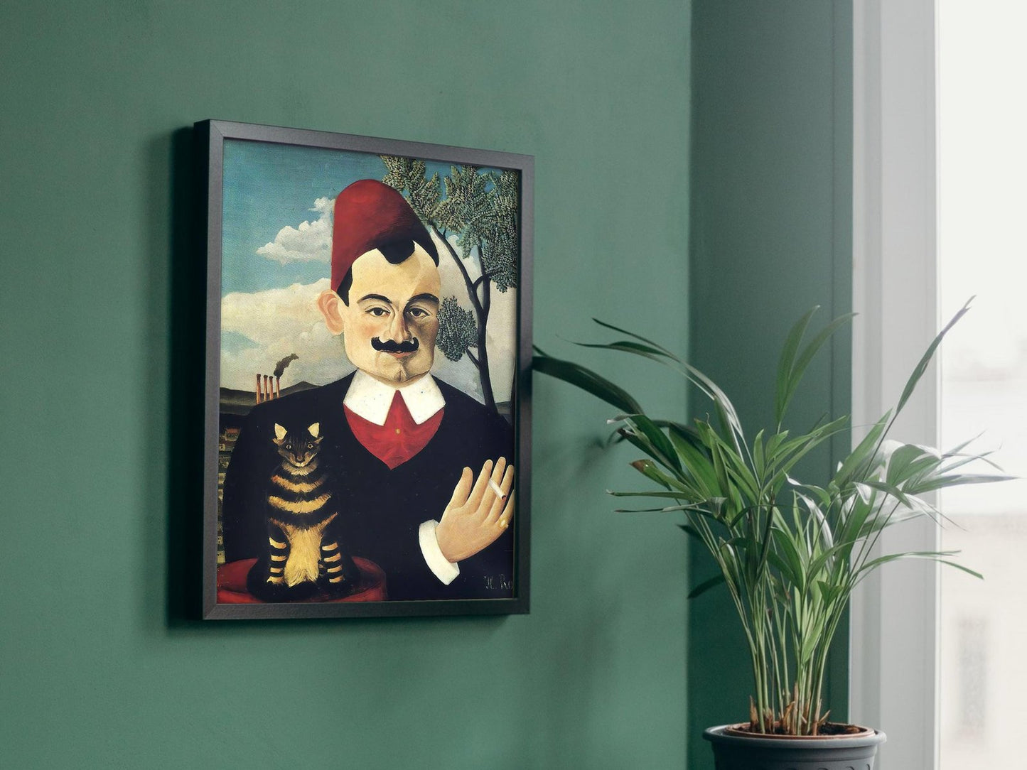 Portrait de monsieur X by Henri Rousseau, 1906, Post-Impressionism, fine art print