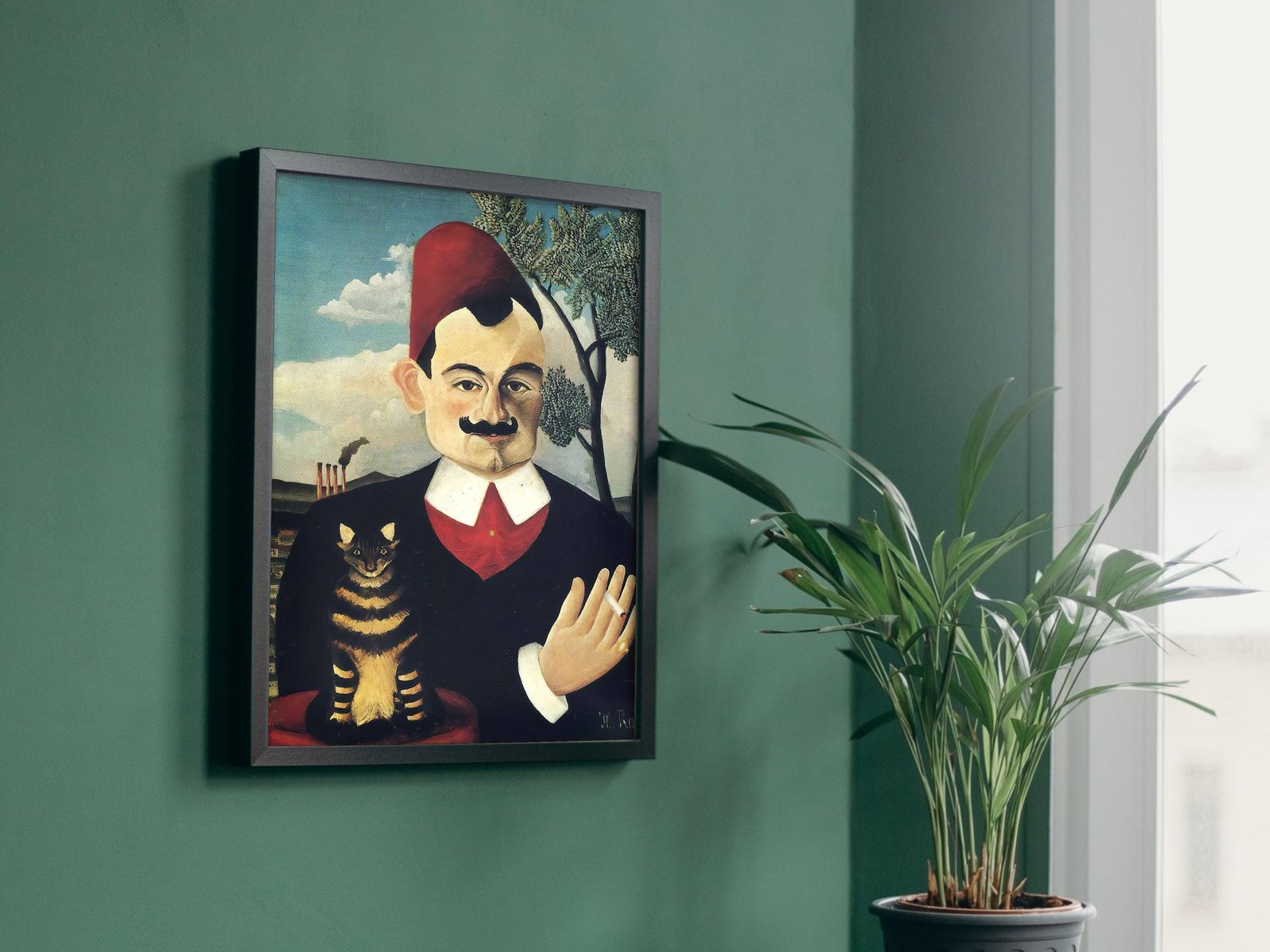 Portrait de monsieur X by Henri Rousseau, 1906, Post-Impressionism, fine art print