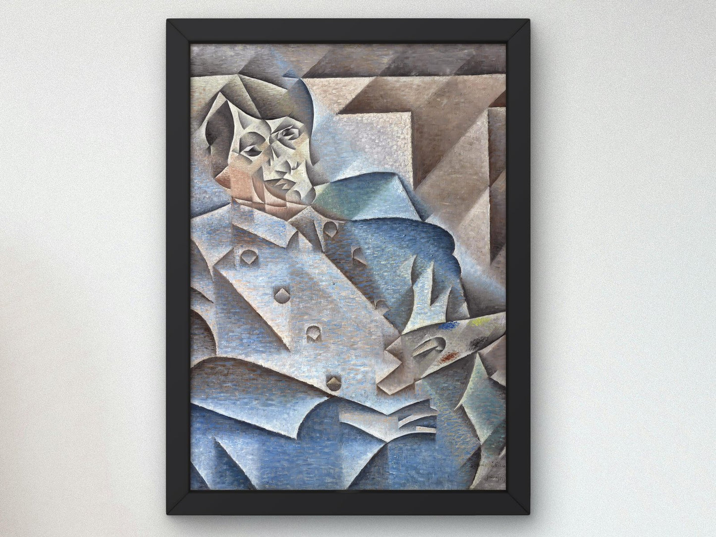 Portrait of Pablo Picasso by Juan Gris, 1912, Cubism and Abstract Art, fine art print