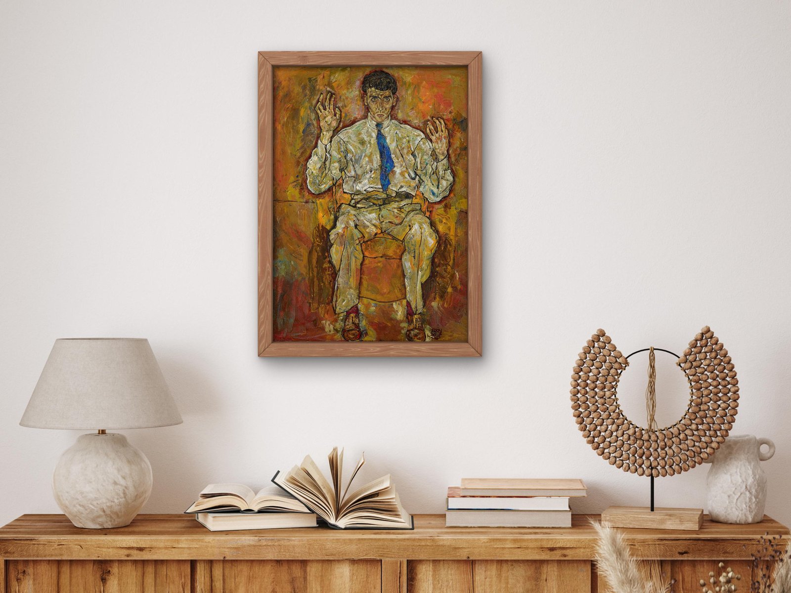 Portrait of Paris von Gutersloh by Egon Schiele, 1918, Expressionism and Fauvism, fine art print