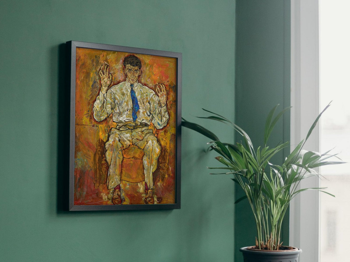 Portrait of Paris von Gutersloh by Egon Schiele, 1918, Expressionism and Fauvism, fine art print