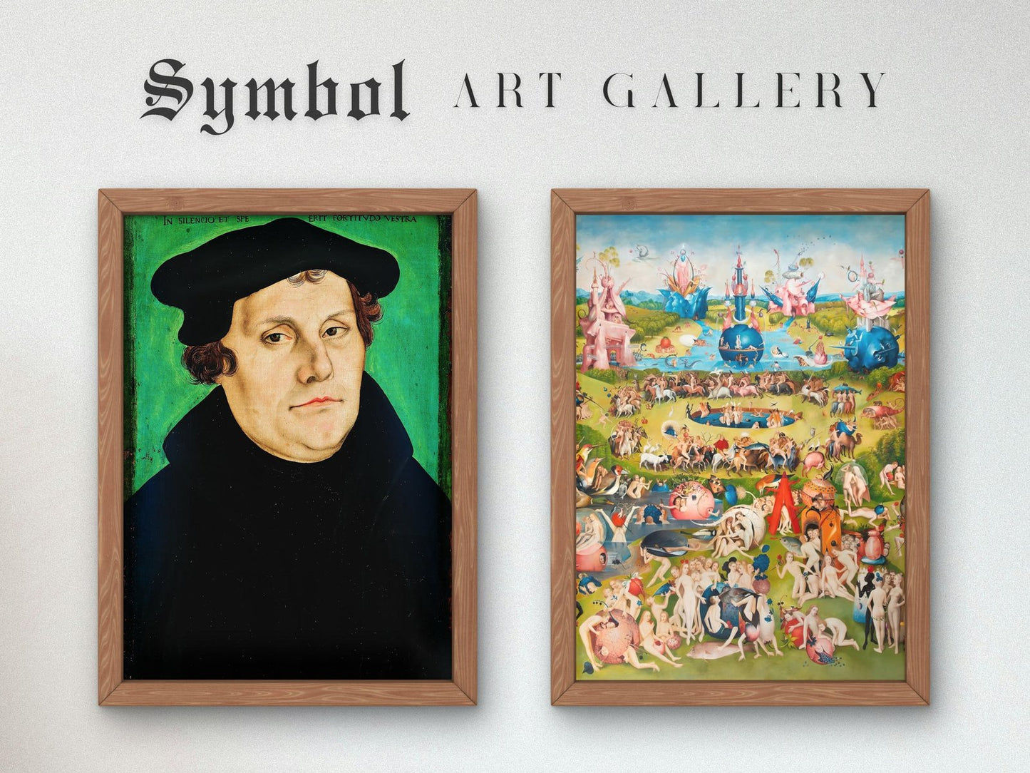 Portrait of Martin Luther by Lucas Cranach the Elder, 1529, Renaissance, fine art print