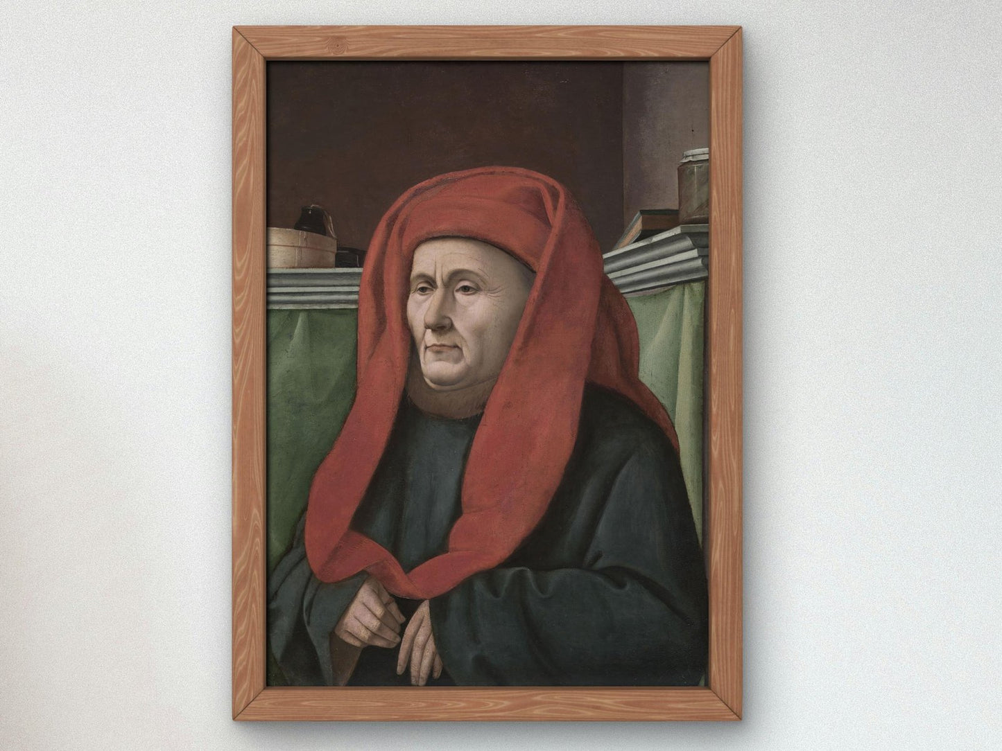 Portrait of a Man, 1450, Renaissance, fine art print