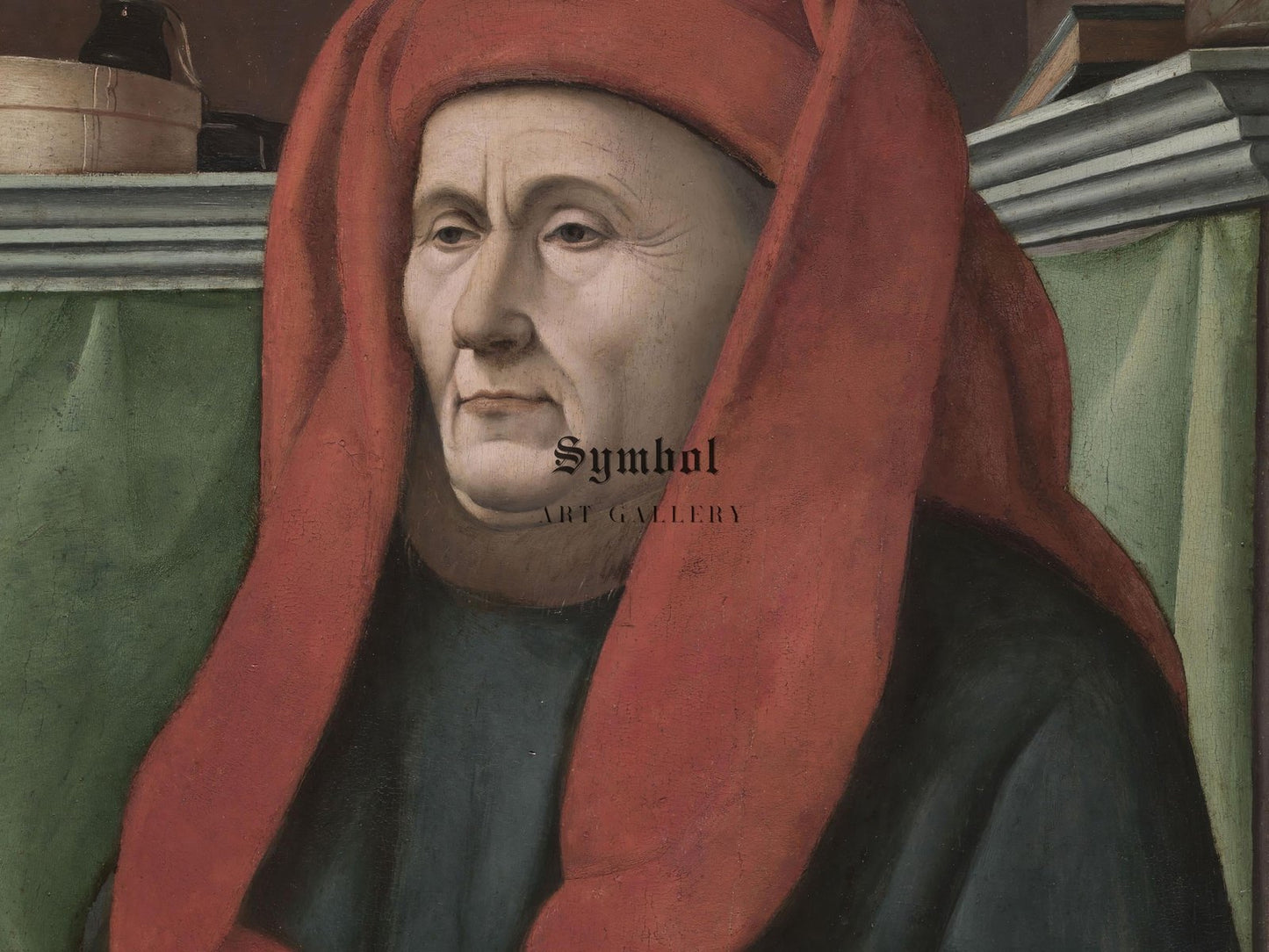 Portrait of a Man, 1450, Renaissance, fine art print