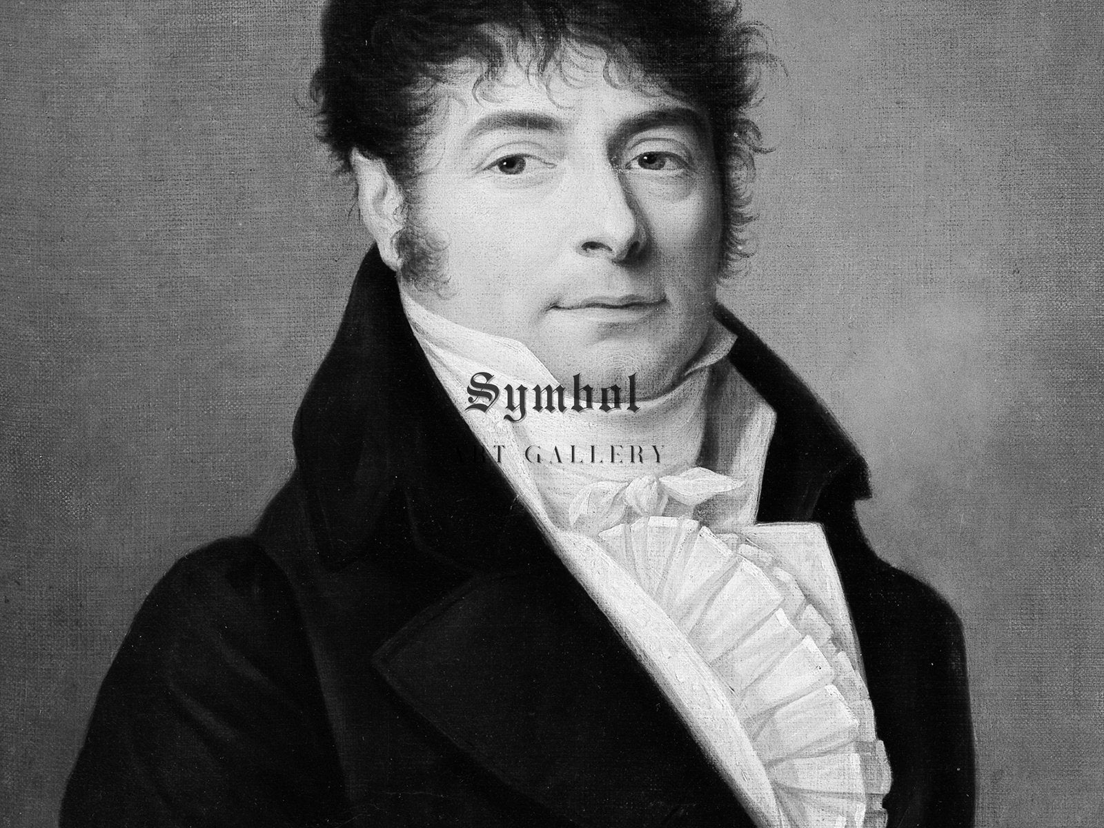 Portrait of a Man in a Blue Coat, French Painter, 18th Century, Rococo and Neoclassicism, fine art print