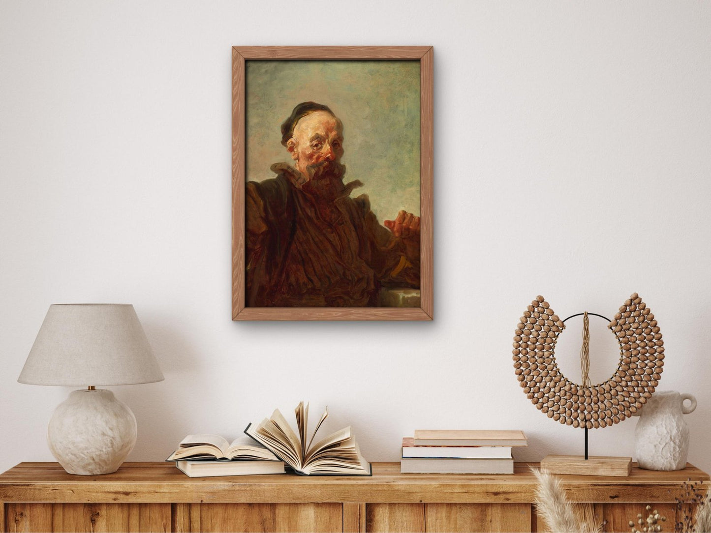 Portrait of a Man in Costume by Jean Honoré Fragonard, 1767, Rococo and Neoclassicism, fine art print