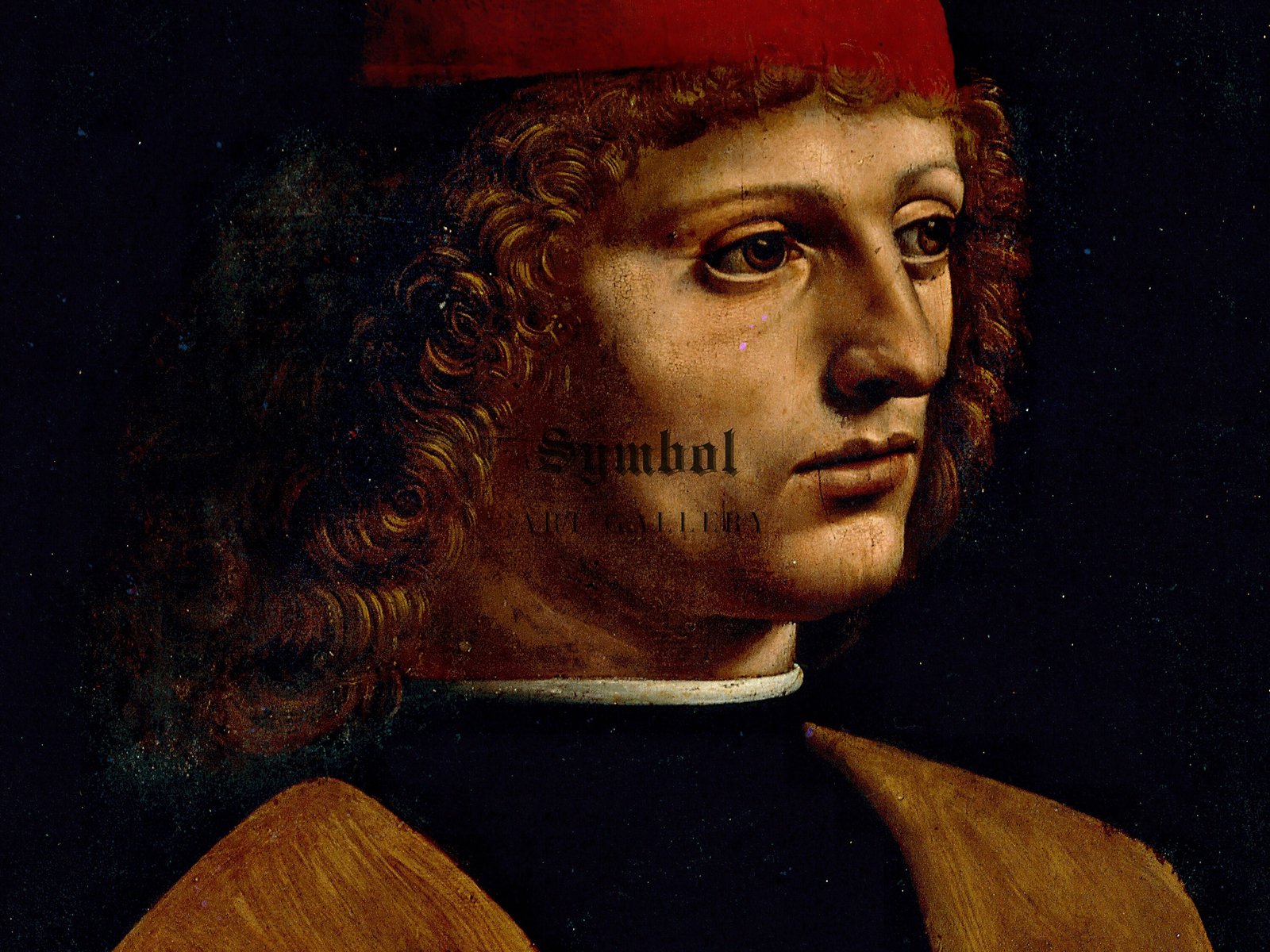 Portrait of a Musician by Leonardo da Vinci, 1485, Renaissance, fine art print