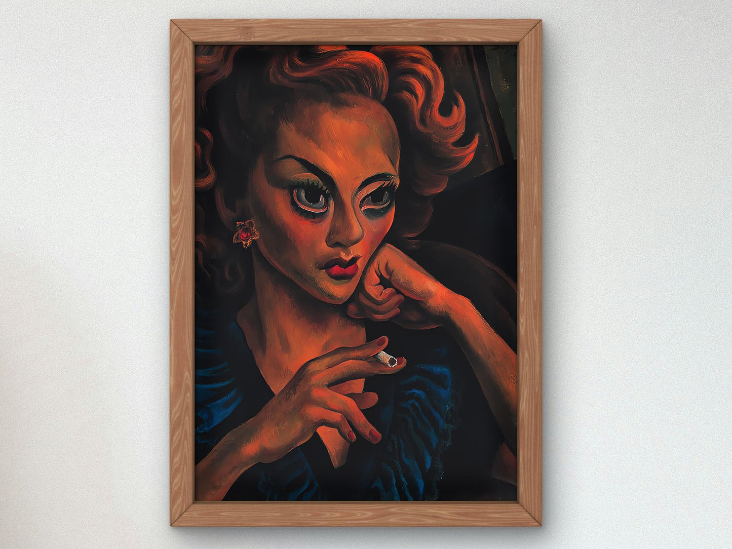 Portrait of a Woman by Diego Rivera, Art Deco and American Modernism, fine art print