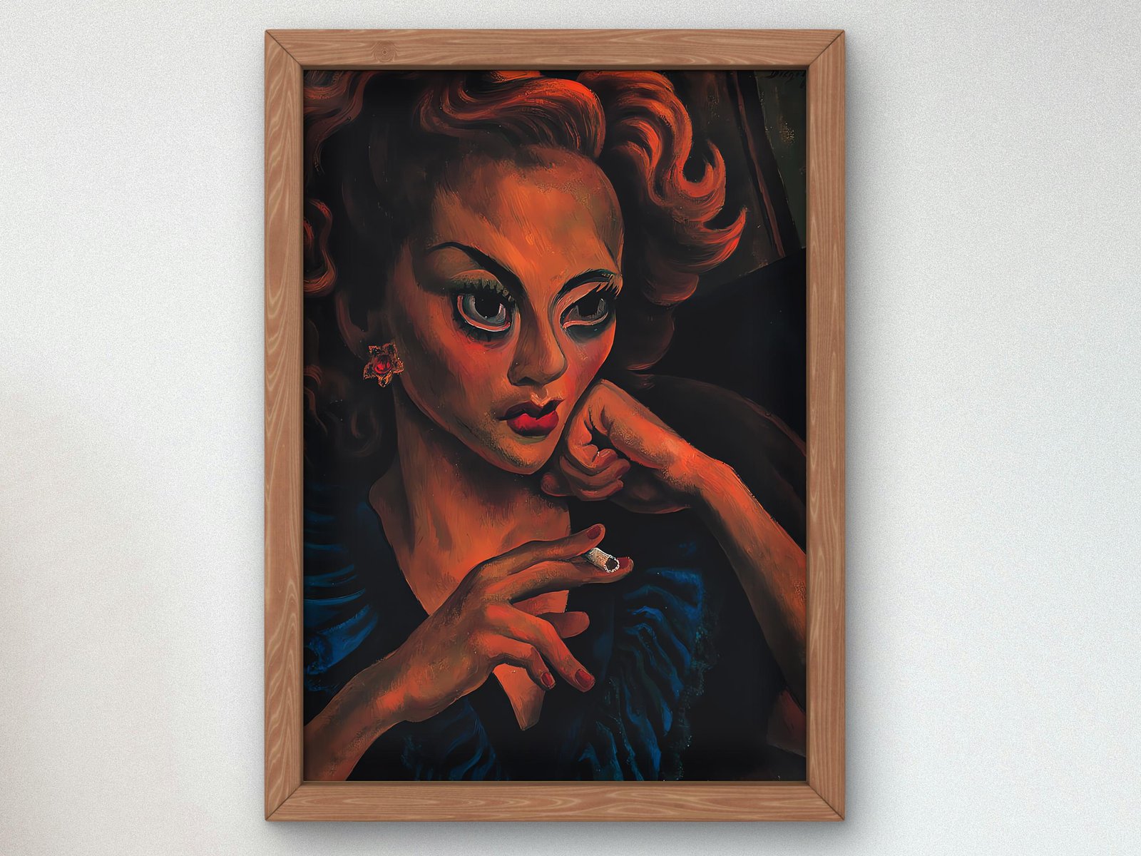 Portrait of a Woman by Diego Rivera, Art Deco and American Modernism, fine art print