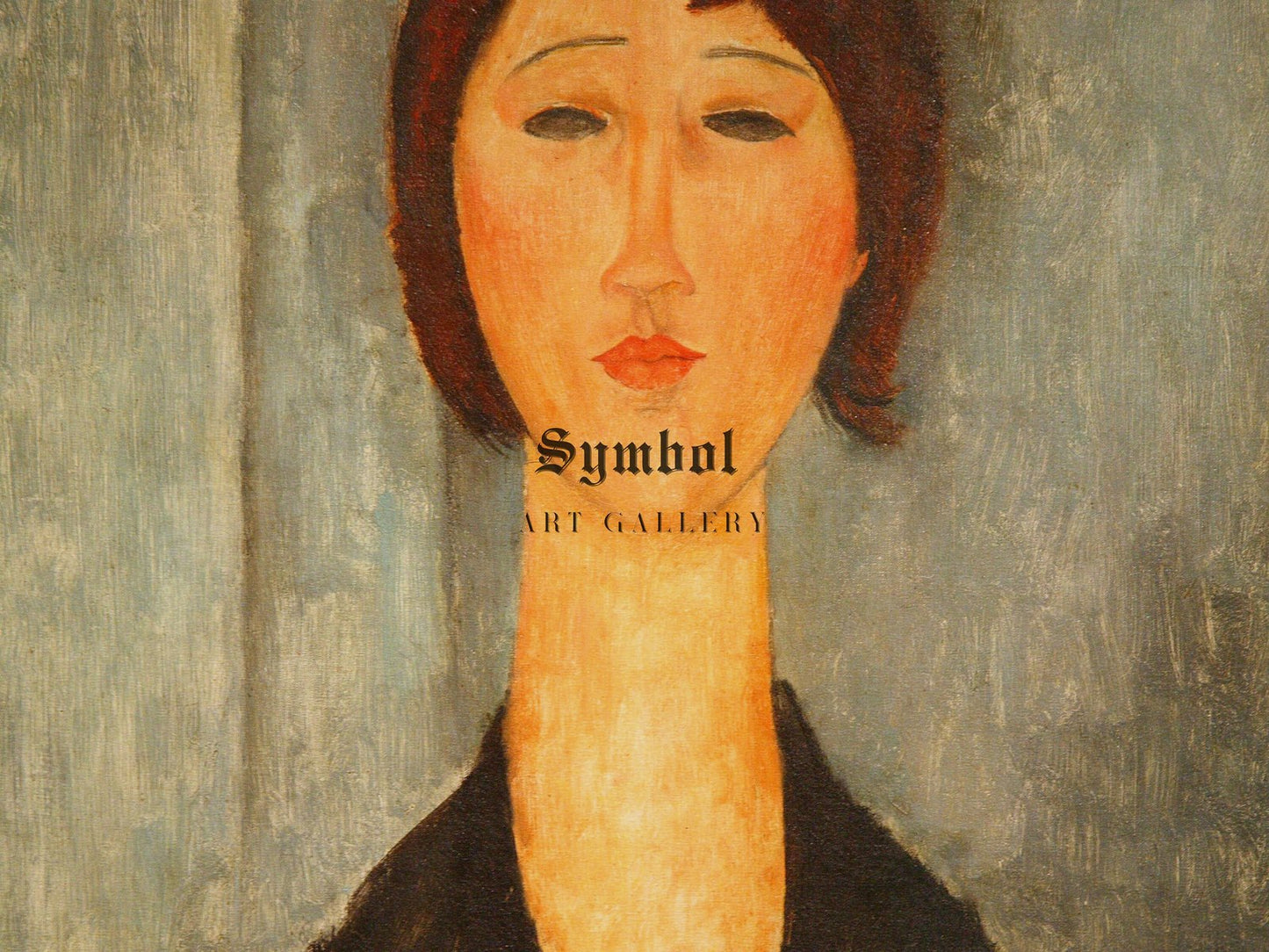 Portrait of a Young Woman by Amedeo Modigliani, 1918, Art Deco and American Modernism, fine art print