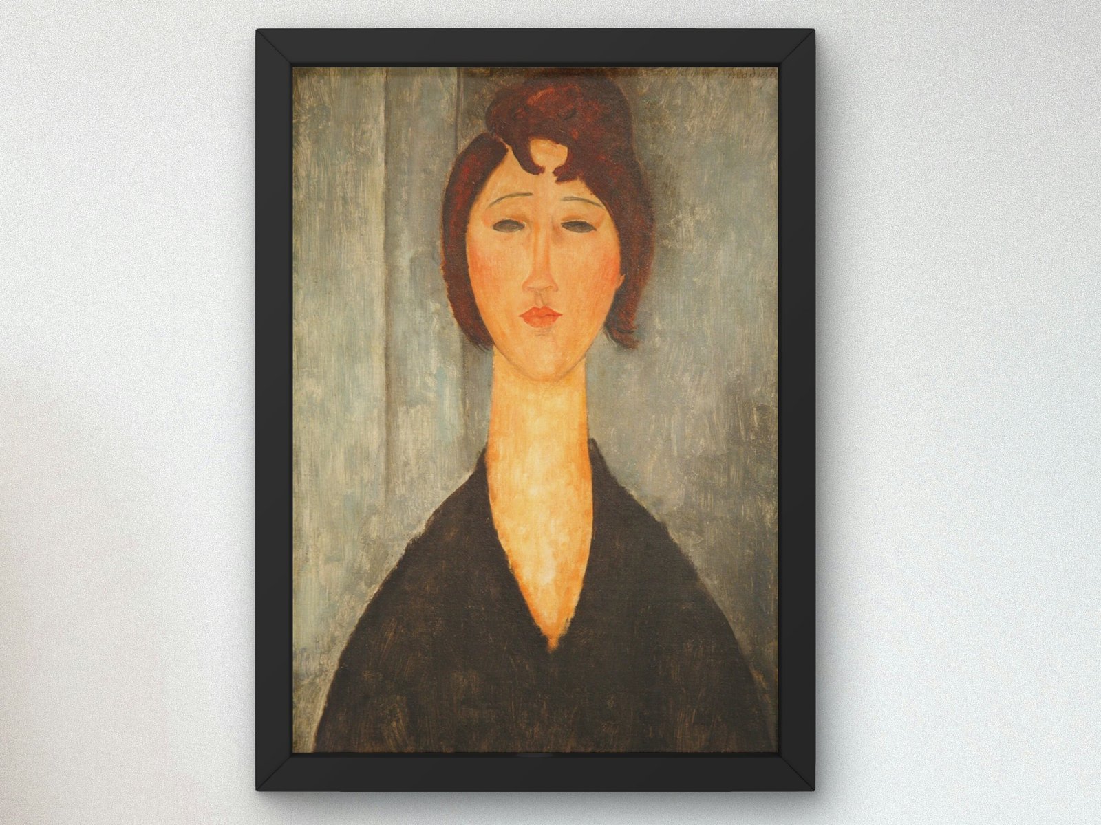Portrait of a Young Woman by Amedeo Modigliani, 1918, Art Deco and American Modernism, fine art print