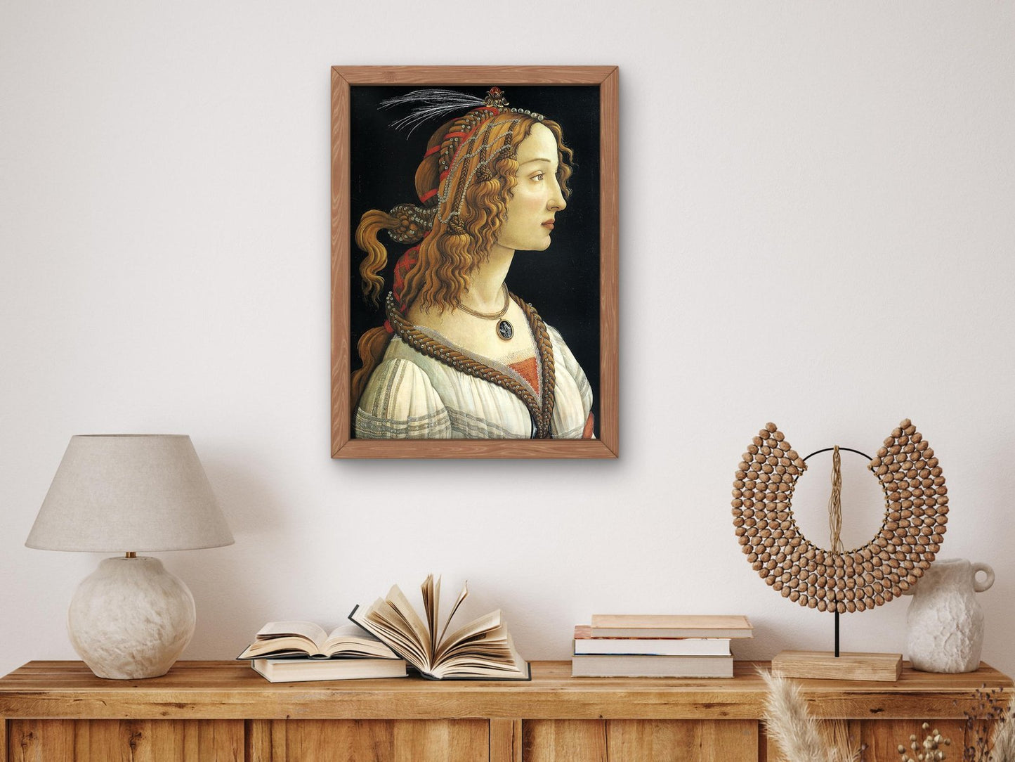 Portrait of a Young Woman by Sandro Botticelli, 1476, Renaissance, fine art print