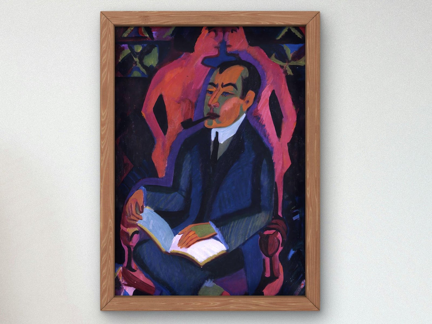 Portrait of Manfred Shames by Ernst Ludwig Kirchner, 1932, Expressionism and Fauvism, fine art print