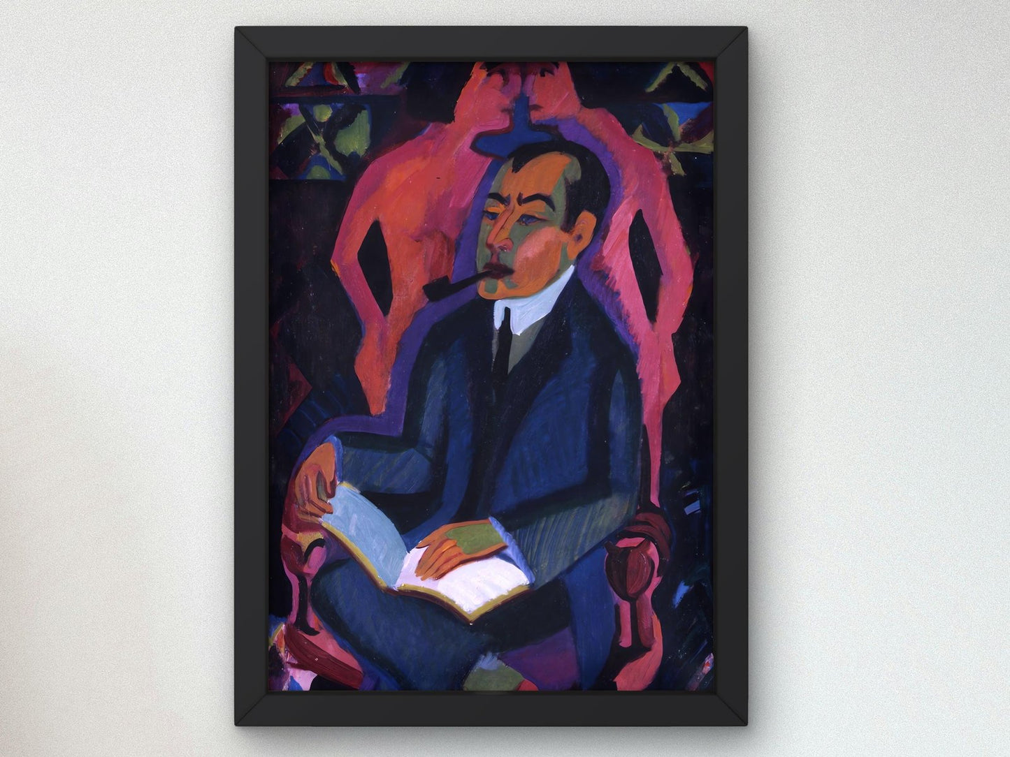 Portrait of Manfred Shames by Ernst Ludwig Kirchner, 1932, Expressionism and Fauvism, fine art print