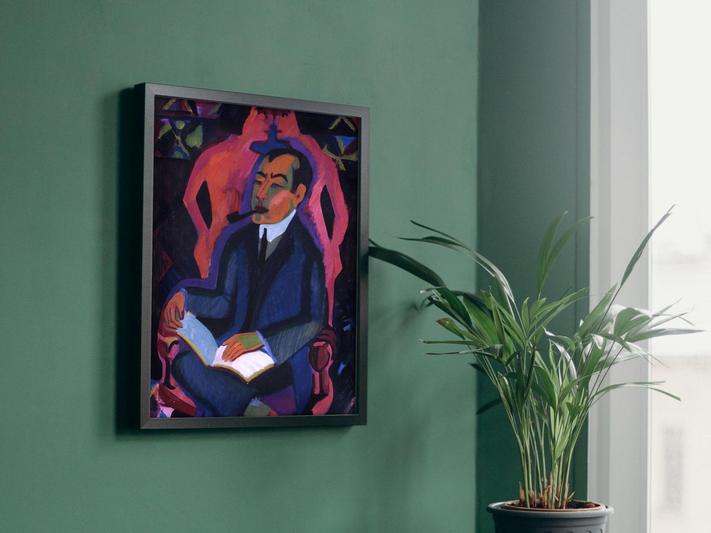 Portrait of Manfred Shames by Ernst Ludwig Kirchner, 1932, Expressionism and Fauvism, fine art print