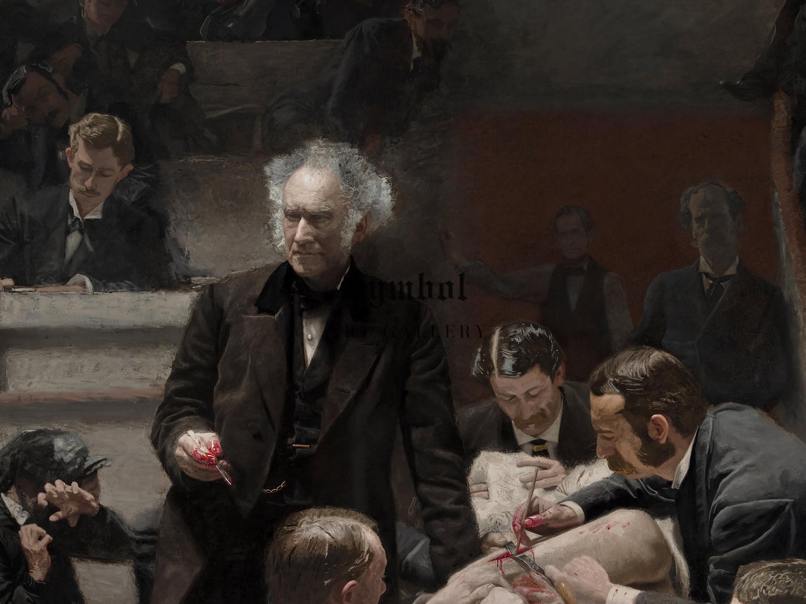 The Gross Clinic by Thomas Eakins, 1875, Realism and Naturalism, fine art print
