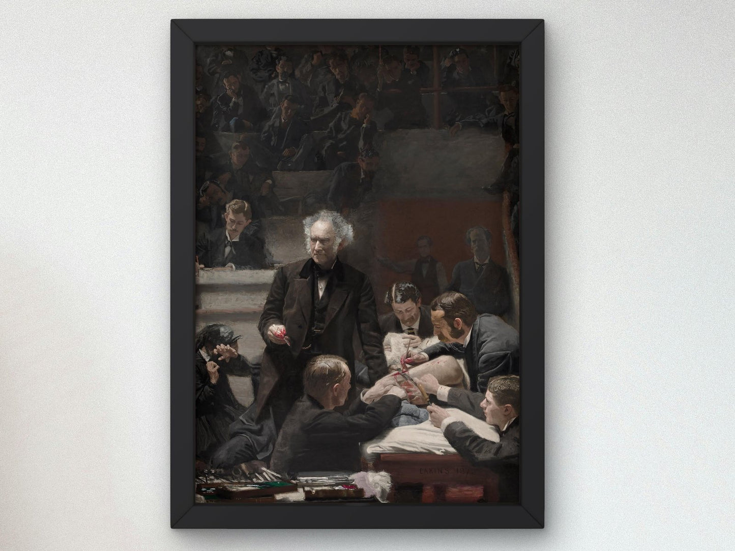 The Gross Clinic by Thomas Eakins, 1875, Realism and Naturalism, fine art print