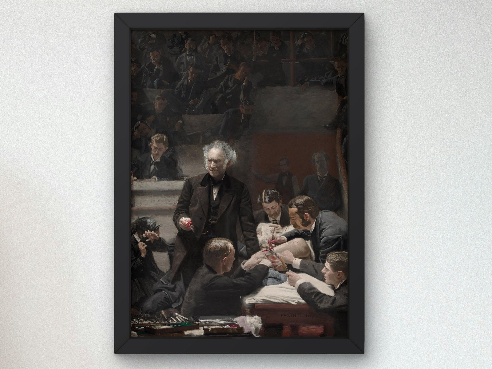 The Gross Clinic by Thomas Eakins, 1875, Realism and Naturalism, fine art print