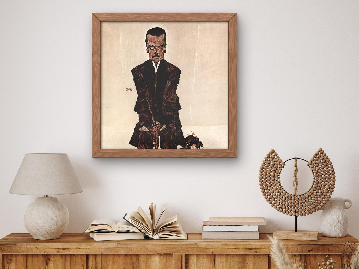 Portrait of Eduard Kosmack by Egon Schiele, 1910, Expressionism, fine art print