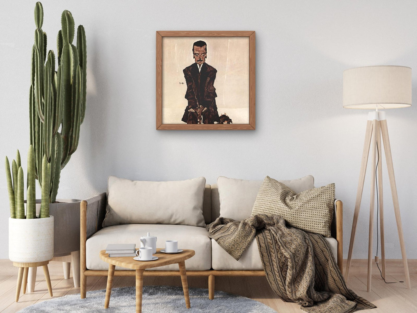 Portrait of Eduard Kosmack by Egon Schiele, 1910, Expressionism, fine art print