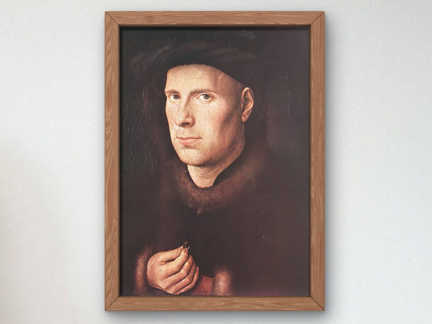 Portrait of Jan de Leeuw by Jan van Eyck, 1436, Renaissance, fine art print