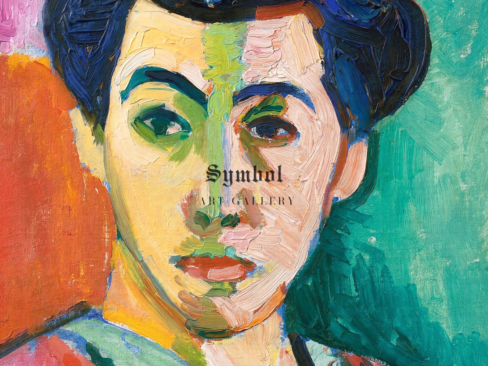 Portrait of Madame Matisse by Henri Matisse, 1905, Expressionism and Fauvism, fine art print