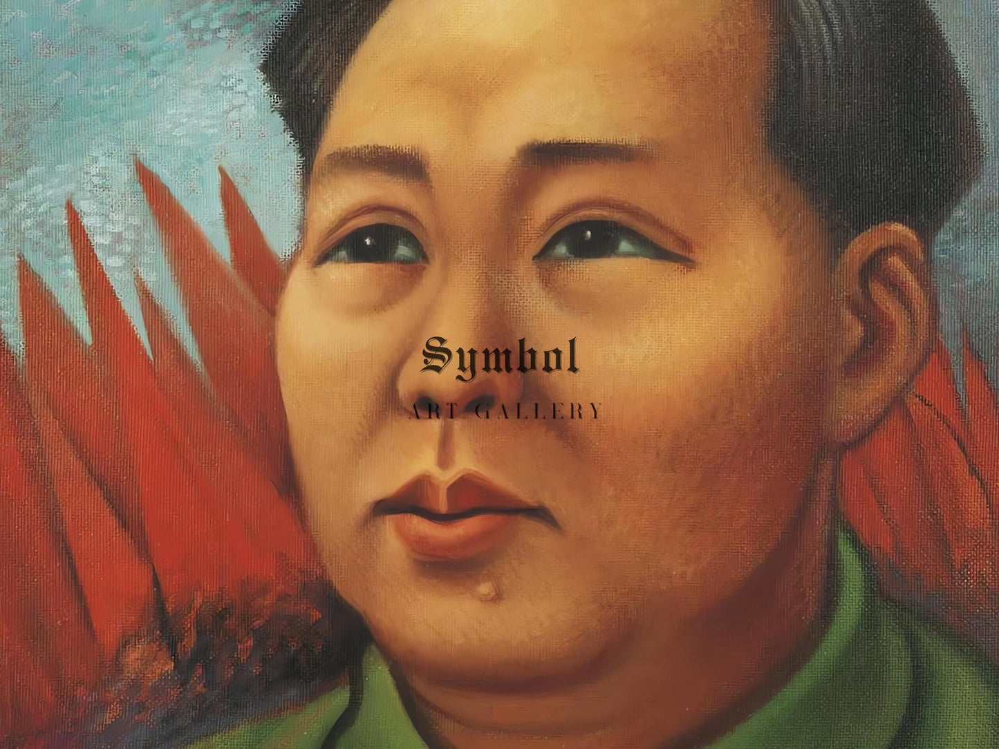 Portrait of Mao Tse-Tung by Miguel Covarrubias, 1939, Art Deco and American Modernism, fine art print