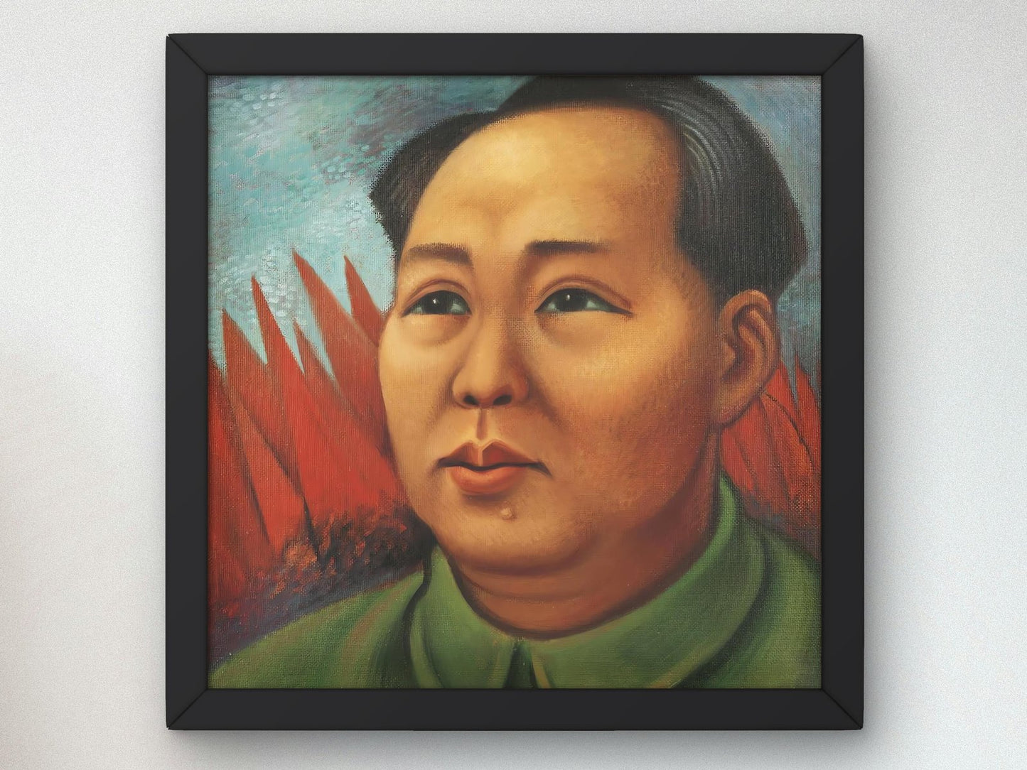 Portrait of Mao Tse-Tung by Miguel Covarrubias, 1939, Art Deco and American Modernism, fine art print