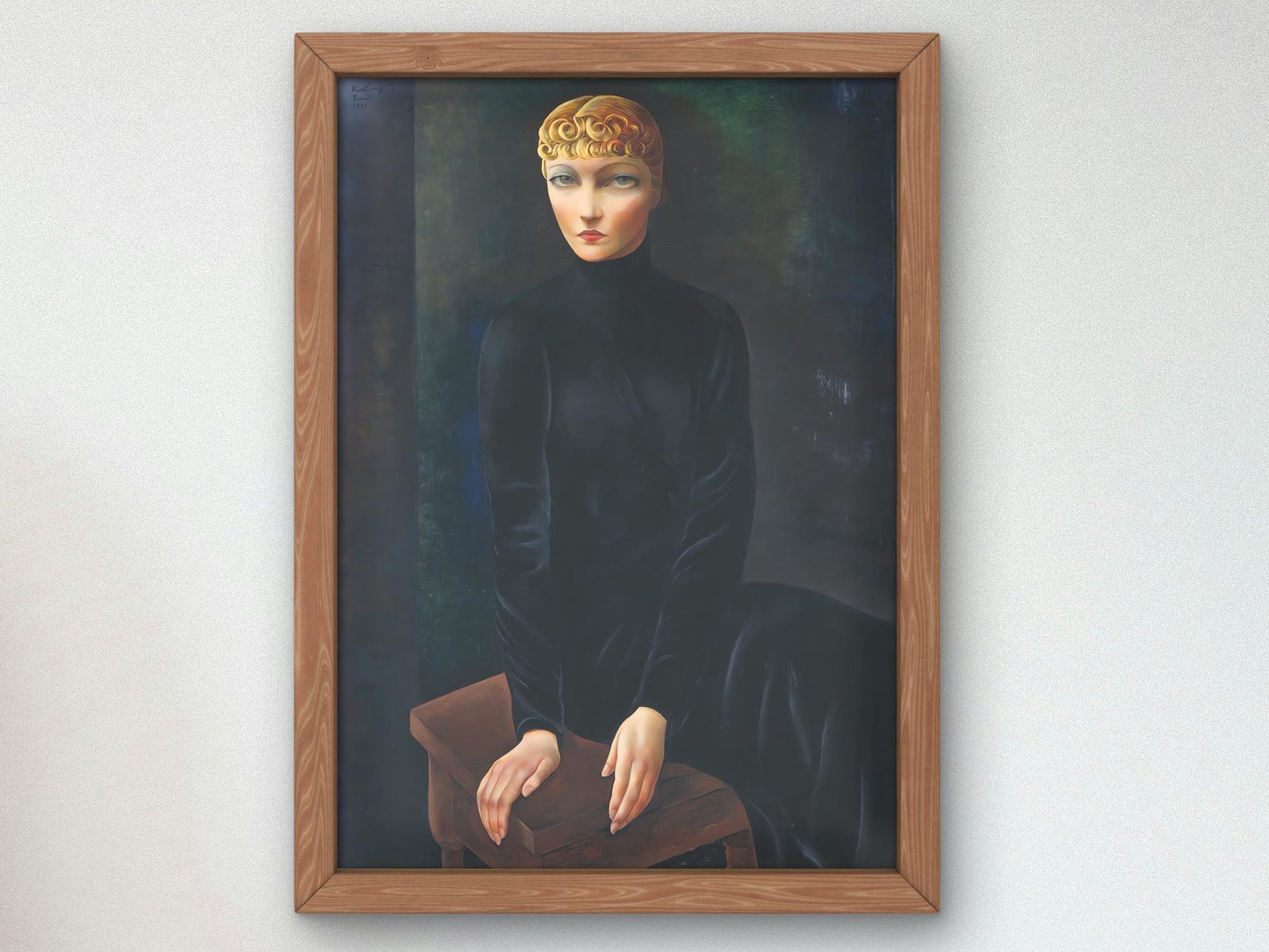 Portrait of Marcel Chantal by Moïse Kisling, 1935, Art Deco and American Modernism, fine art print