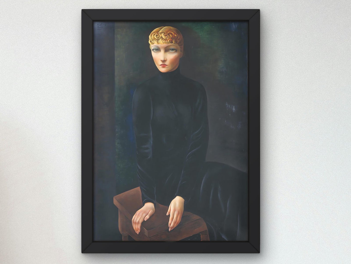 Portrait of Marcel Chantal by Moïse Kisling, 1935, Art Deco and American Modernism, fine art print