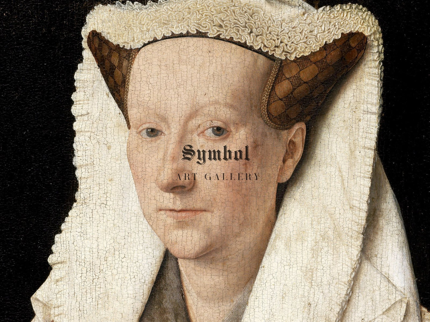 Portrait of Margaret van Eyck by Jan van Eyck, 1439, Renaissance, fine art print