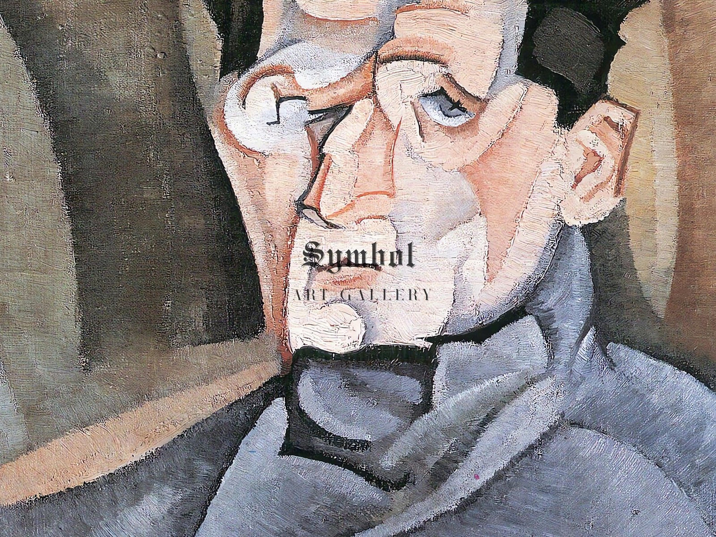 Portrait of Maurice Raynal by Juan Gris, 1911, Cubism and Abstract Art, fine art print