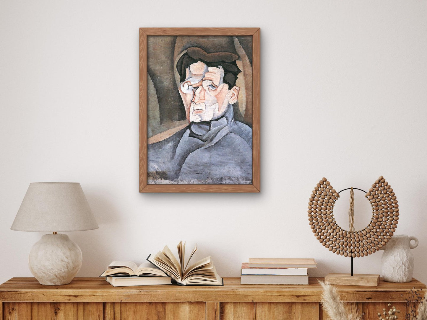Portrait of Maurice Raynal by Juan Gris, 1911, Cubism and Abstract Art, fine art print