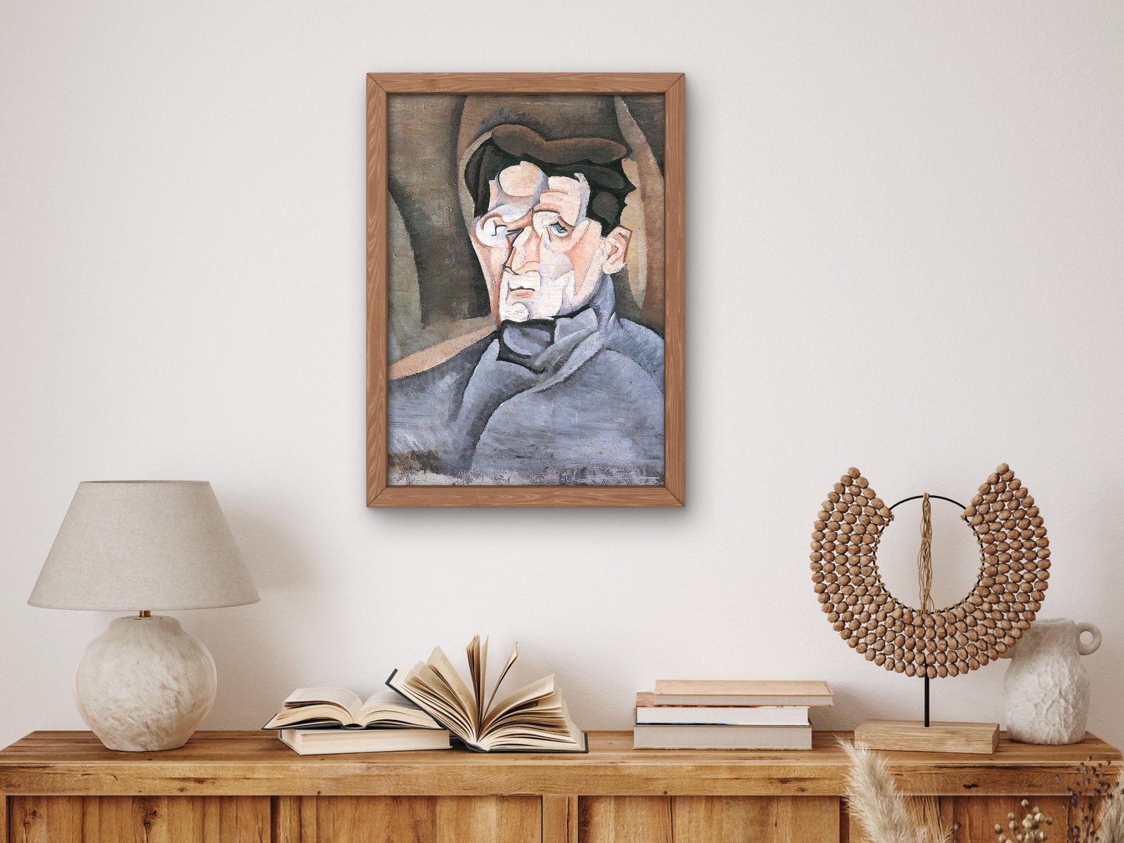 Portrait of Maurice Raynal by Juan Gris, 1911, Cubism and Abstract Art, fine art print