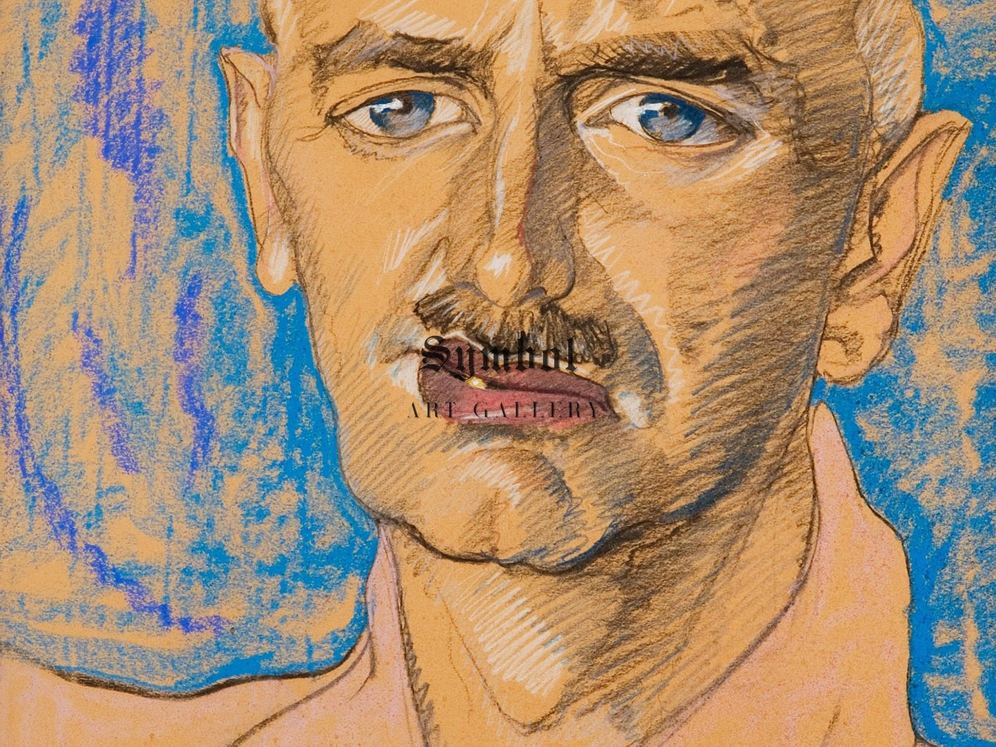 Portrait of Mieczysław Gajewicz by Stanisław Ignacy Witkiewicz, 1936, Expressionism, fine art print
