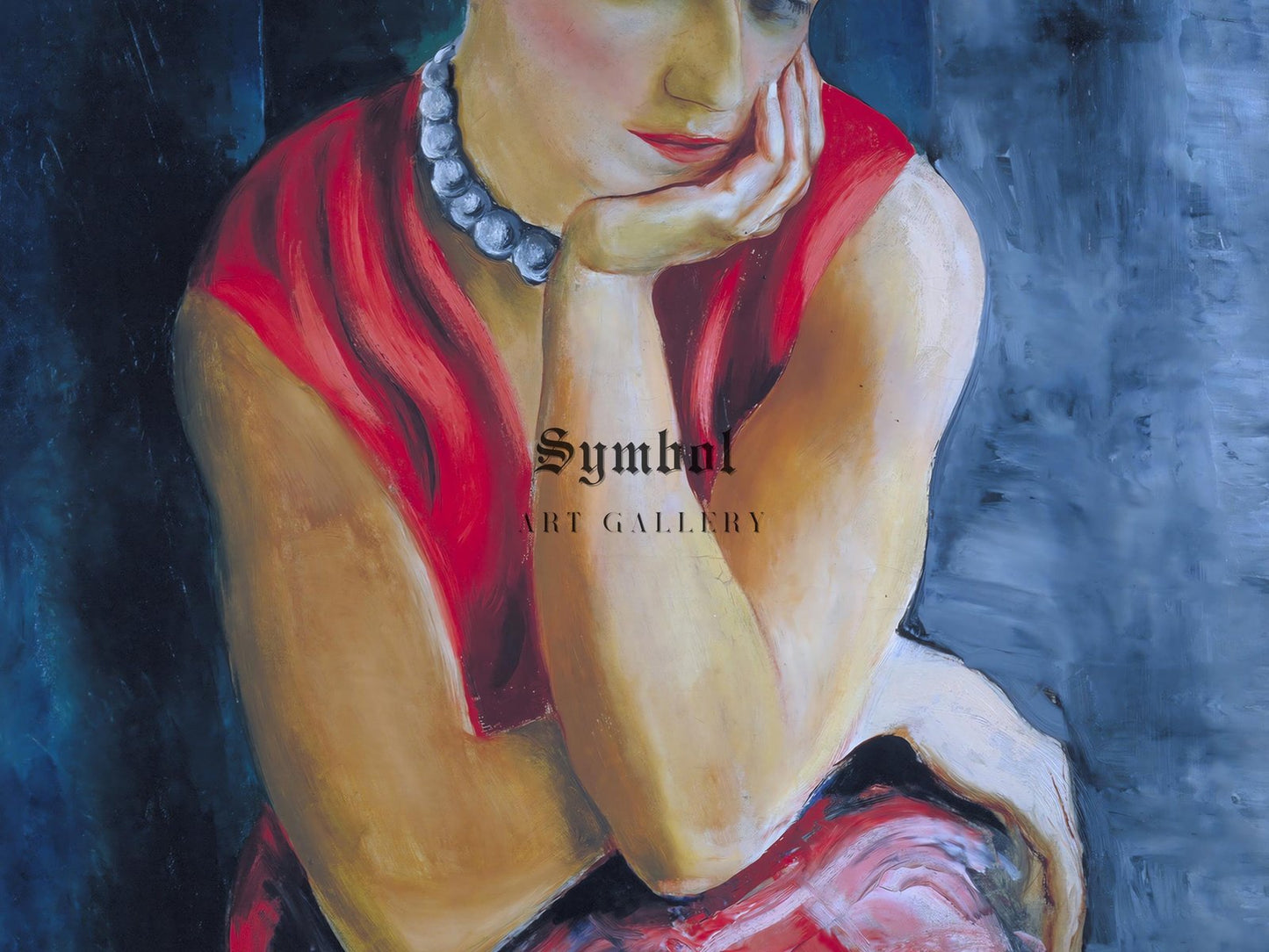 Portrait of Mrs. Renée Kisling by Moïse Kisling, 1920, Art Deco and American Modernism, fine art print