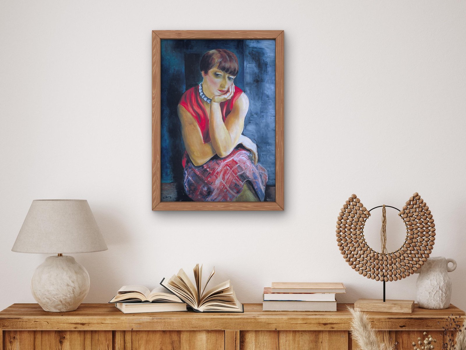 Portrait of Mrs. Renée Kisling by Moïse Kisling, 1920, Art Deco and American Modernism, fine art print