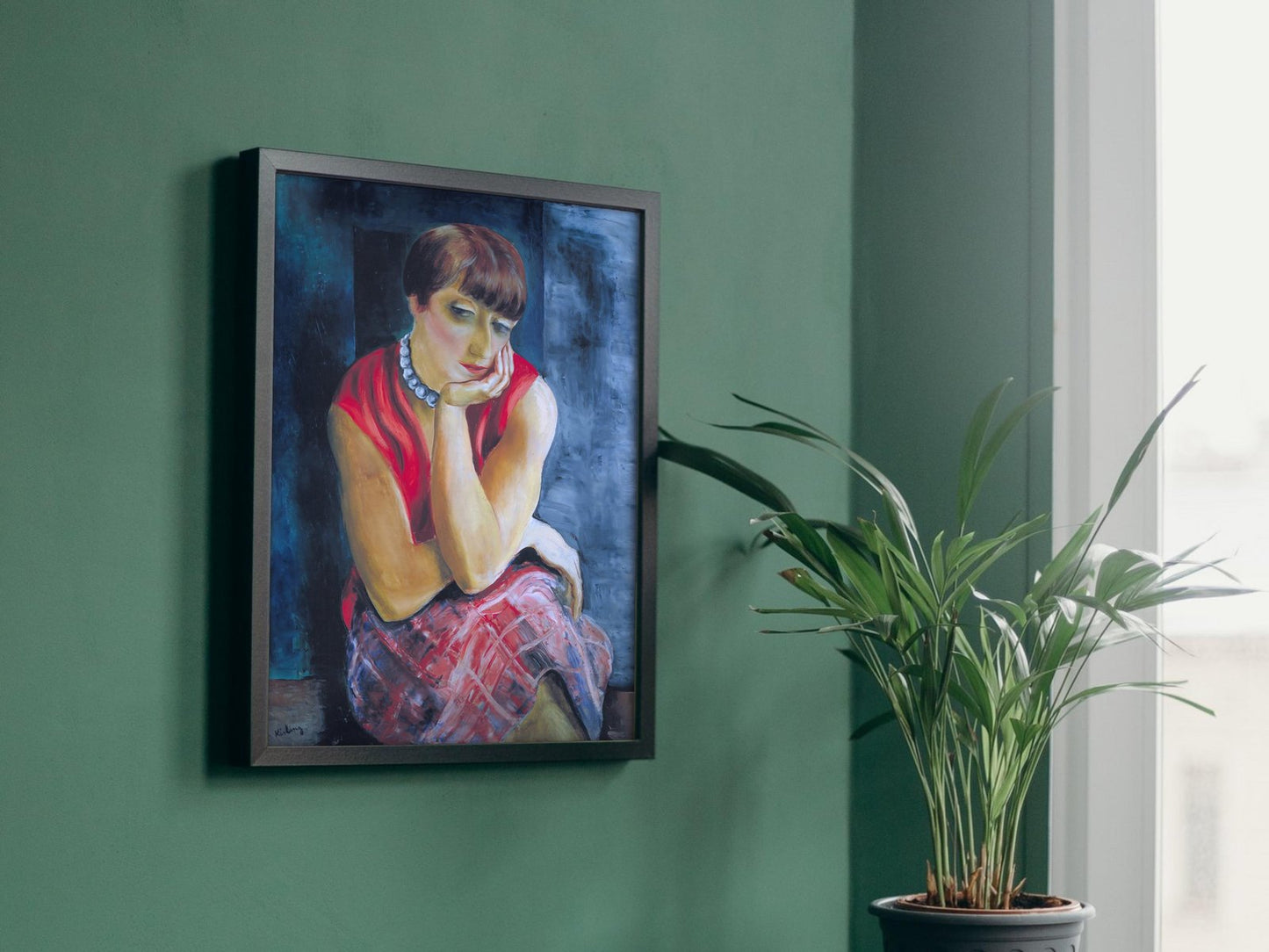 Portrait of Mrs. Renée Kisling by Moïse Kisling, 1920, Art Deco and American Modernism, fine art print